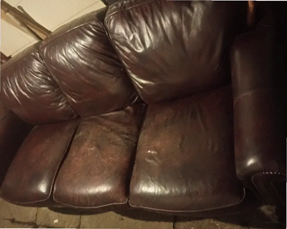 Brown Leather Couch